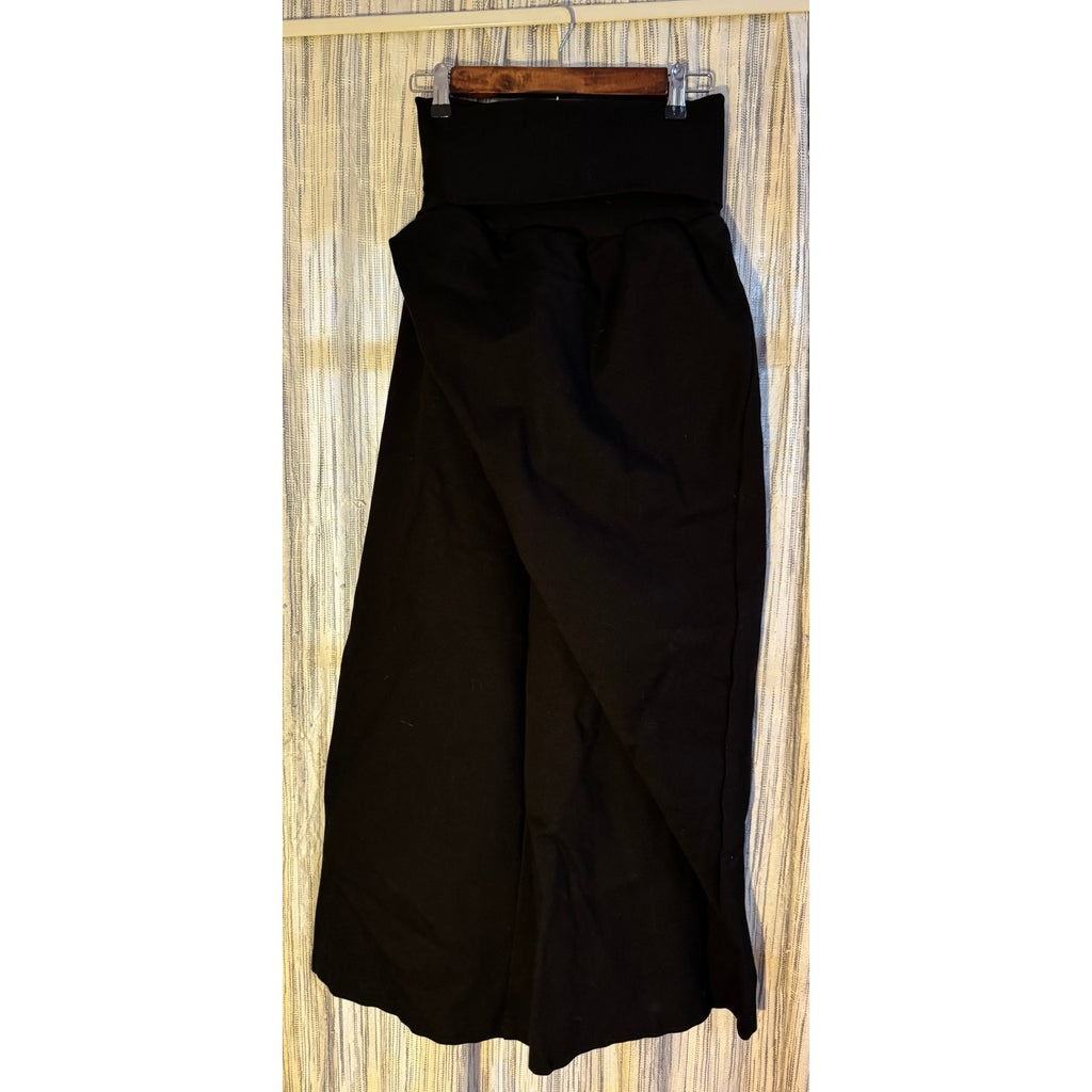 Julia Allert Women's Black Wide-Leg Pants