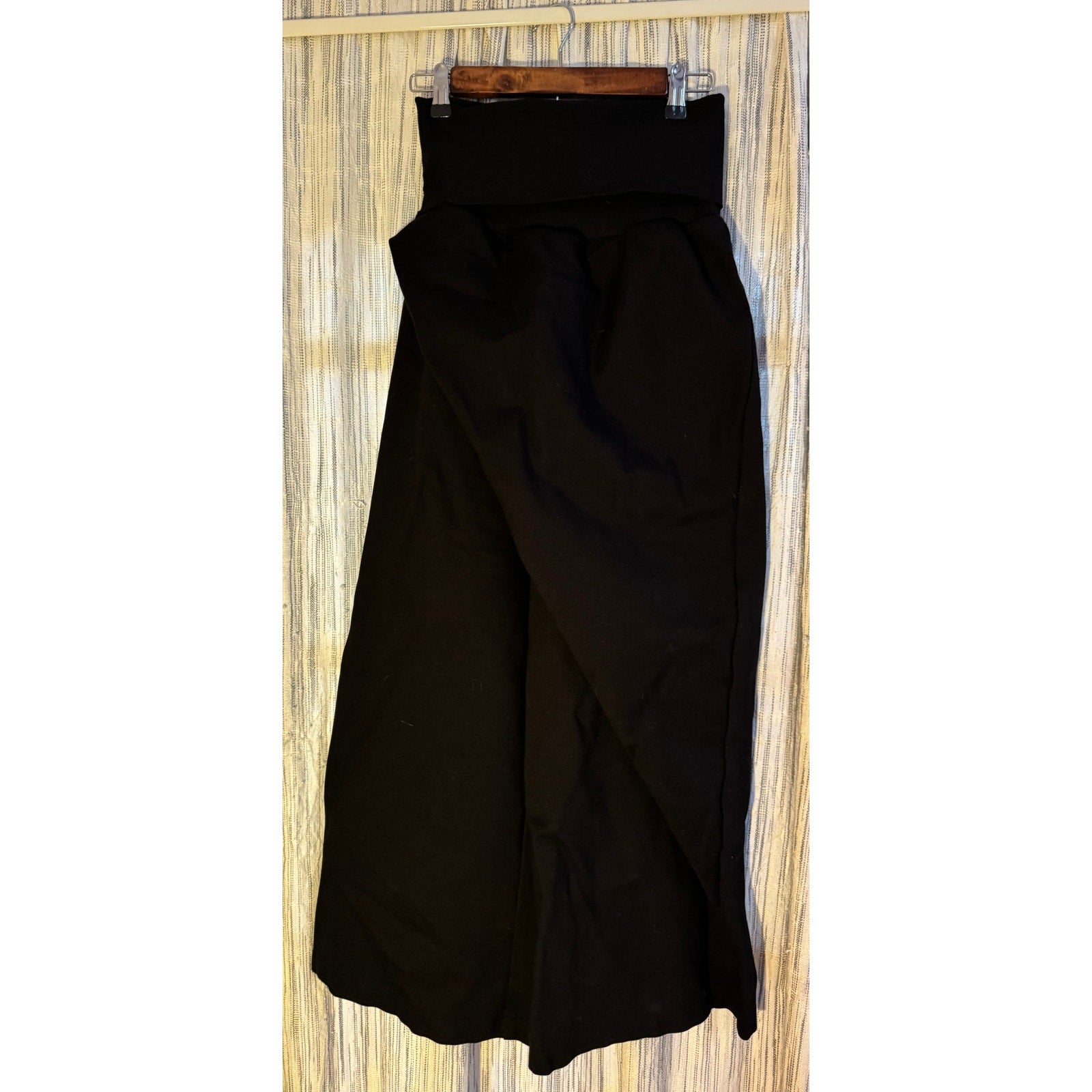 Julia Allert Women's Black Wide-Leg Pants