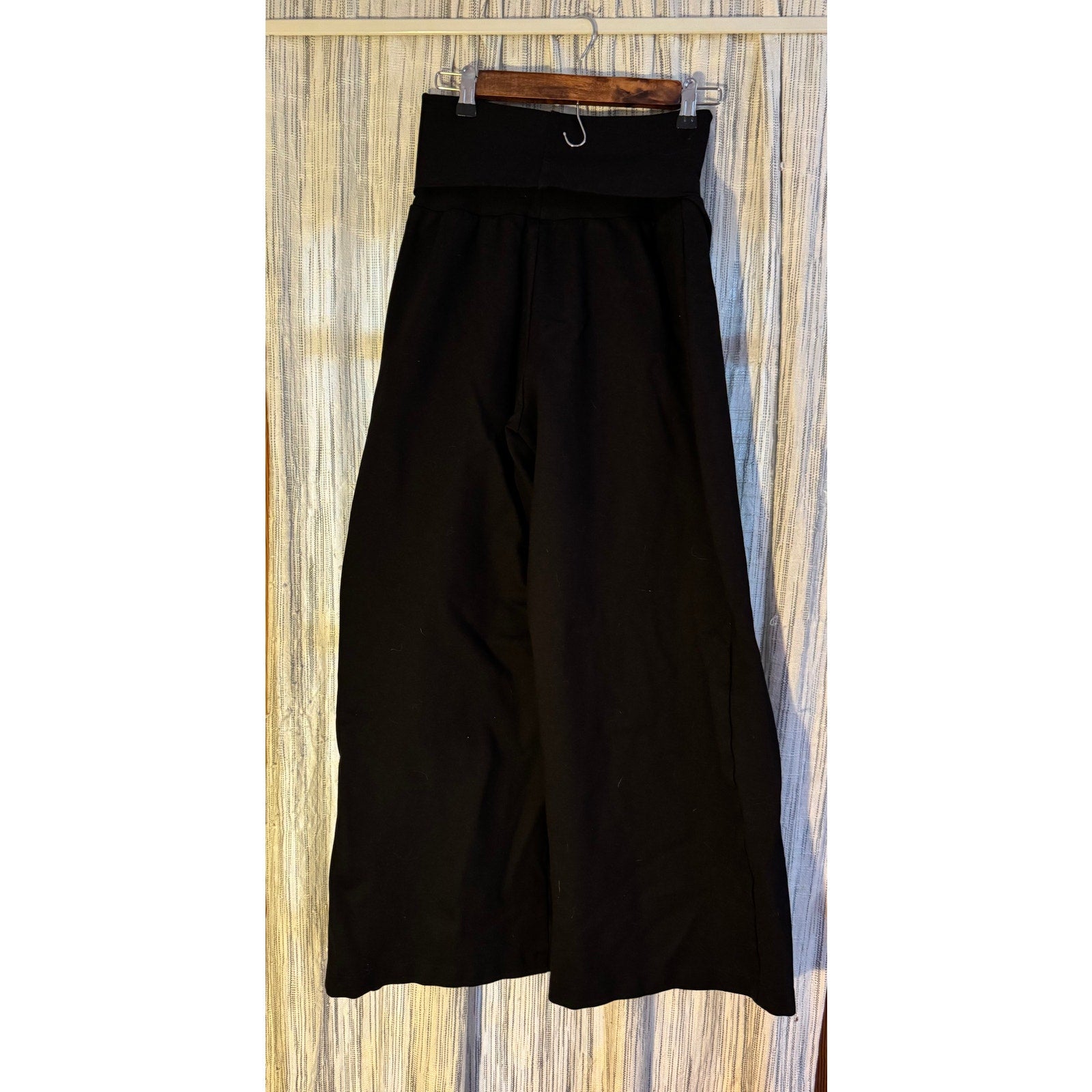 Julia Allert Women's Black Wide-Leg Pants
